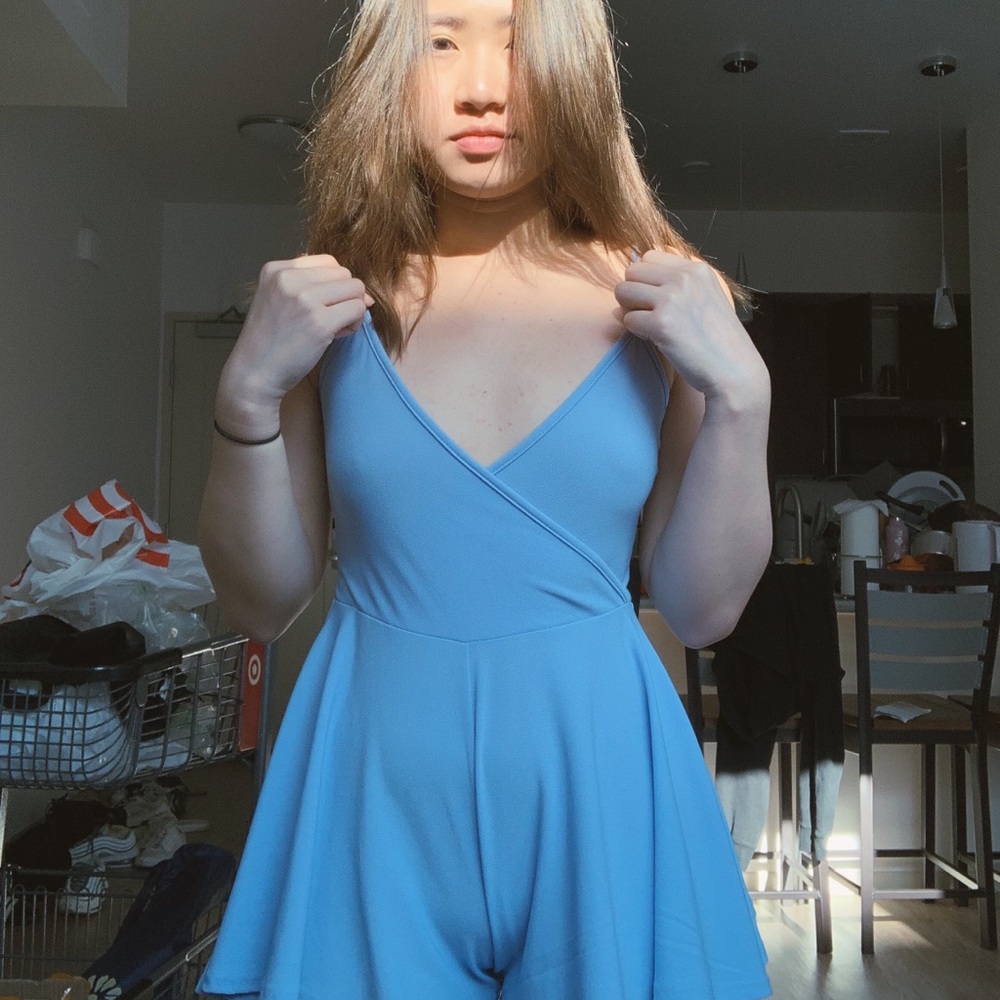PLT Baby Blue Romper